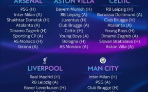 Champions League, Fixtures